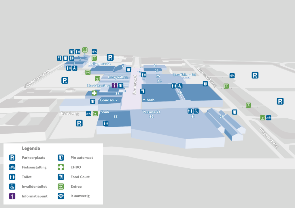 Bazaar beverwijk kaart 3