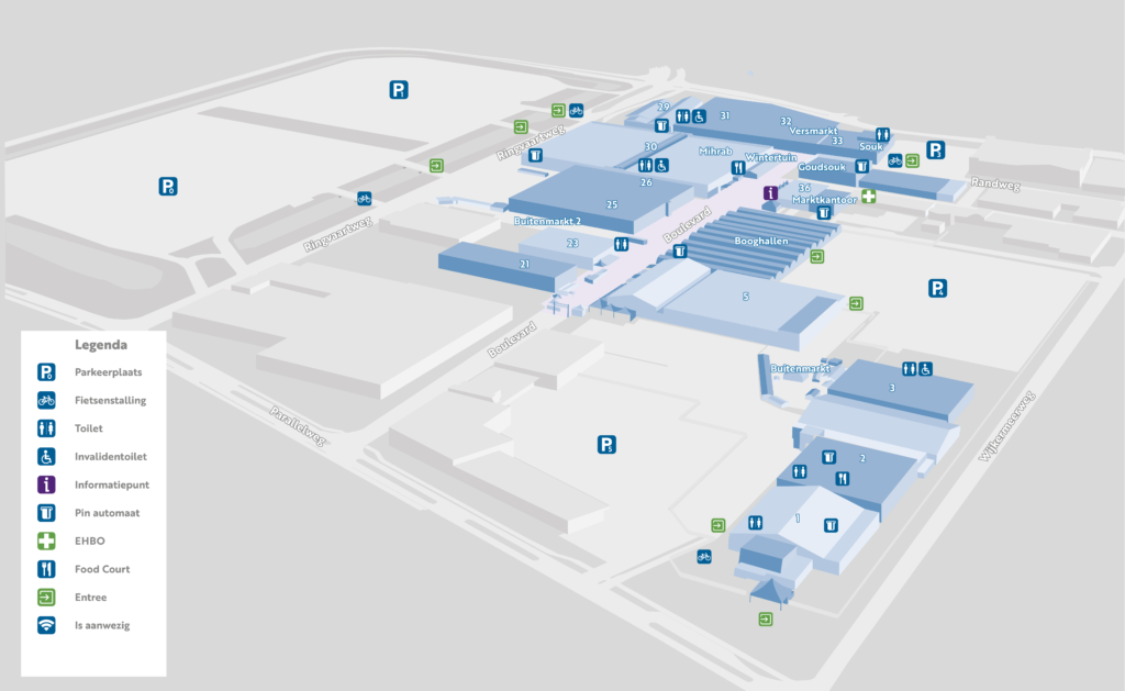 Bazaar beverwijk kaart 2